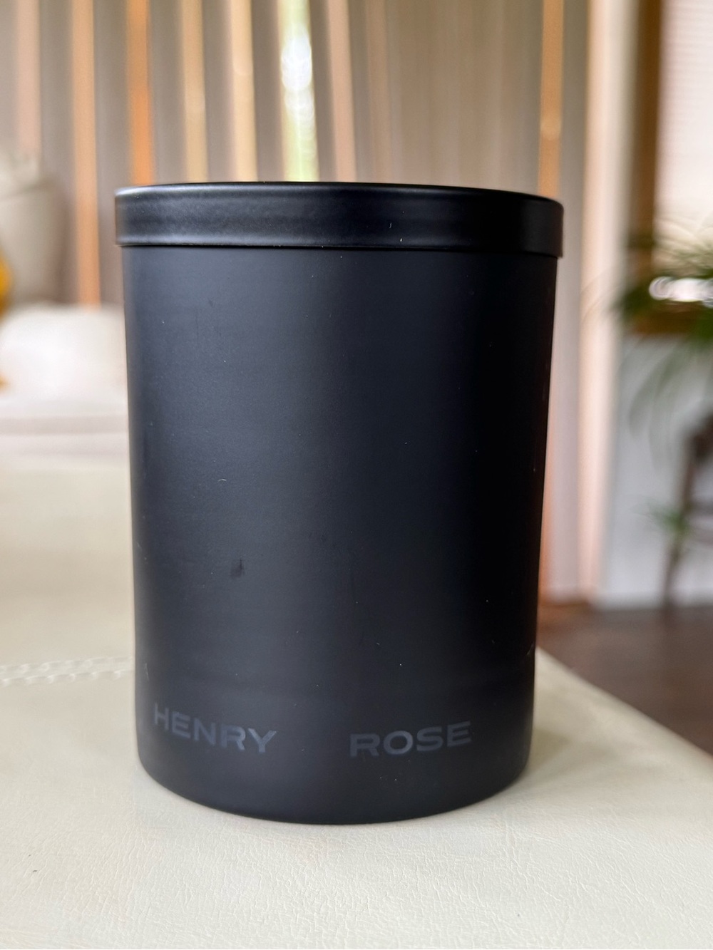Henry Rose Jake’s House Matte Glass Scented Candle Jar